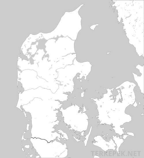Dánia vaktérkép